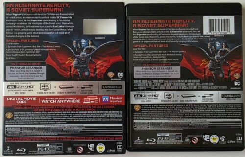 SUPERMAN: RED SON 4K ULTRA HD BLU RAY 2 DISCS + SCHUBER KOSTENLOSER USA-VERSAND - Bild 2 von 3