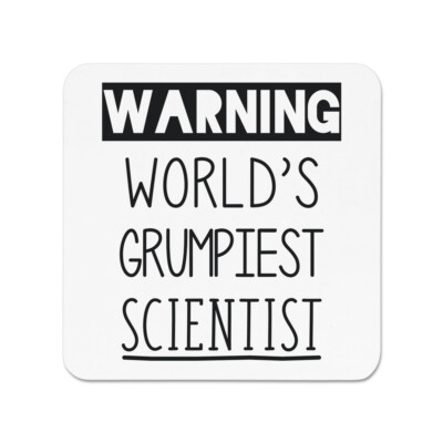 Warnung World's Grumpiest Scientist Kühlschrankmagnet Lustig Best Toll Science