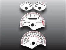 White Face Gauges For 2000-2005 Pontiac Grand Am Gt