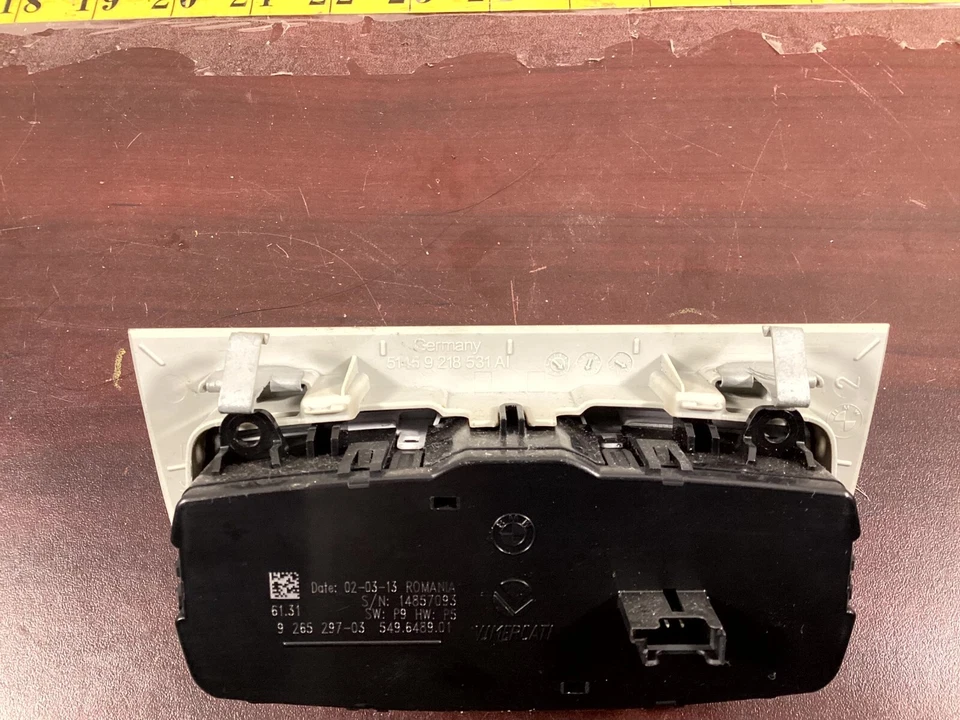 BMW 320i 328i 335i F30 2012-2015 interruptor de control de faros 9265297 OEM. Foto 3 de 4