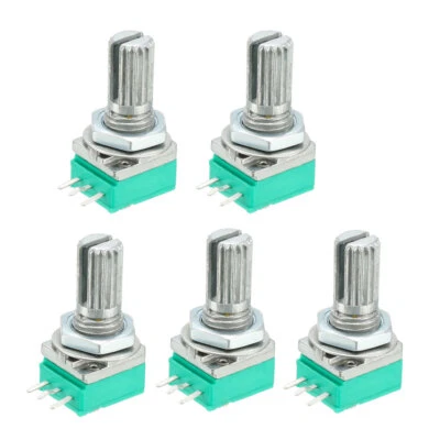 5 Stk. RK097N 50K Ohm Variable Widerstände einzelner Dreh Rotary Potentiometer - Bild 1 von 3