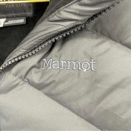 Marmot Girls' Sz L Montreaux Full-Length Puffer Coat, True Black 700 Fill Down - Picture 3 of 9