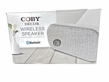 Coby Decor Wireless Bluetooth Speaker Grey
