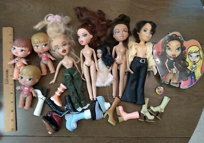 Bratz Doll Lot Plus Random Bratz Stuff - As Is