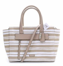 Coach 31002 SVCQT Bleecker Riley in Embossed Woven Leather Bag MSRP $498