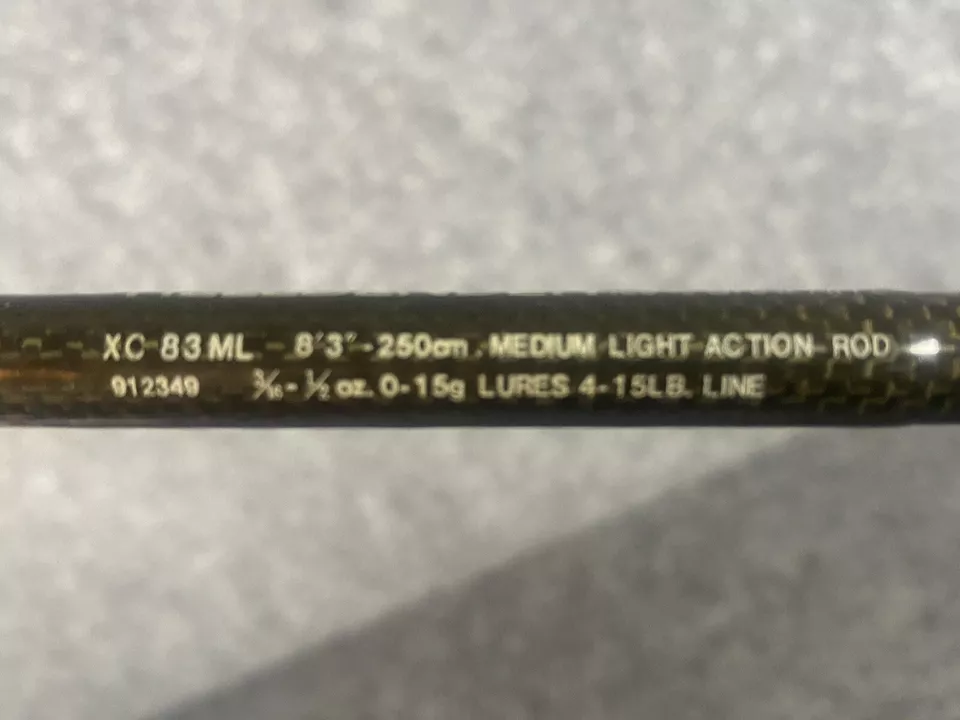 Barra de fundición de grafito Abu Garcia Conolon HELLBENDER XC 83 luz media 8’3" Foto 3 de 4