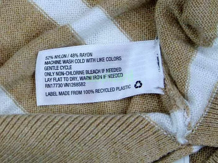 Nuevo Suéter Largo Para Mujer Maternidad Marrón Rayas Liz Cuello Largo Nuevo Con Etiquetas Talla XS Foto 3 de 4