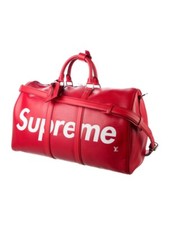 Supreme Leather Duffle Bags for Men for sale | eBay