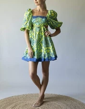 $895 Zimmermann Cut Out Mini Dress AU0  100% Authentic