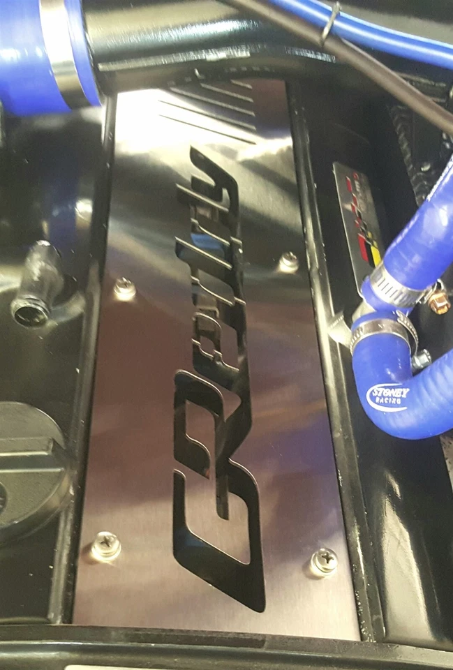 GREDDYY RB25DET R33/R34 GTT CUSTOM COIL PACK COVER/STAINLESS STEEL - Image 3 of 4