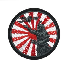 'WAY OF THE SAMURAI' Morale Patch MILITARY Tactical UKRAINE WAR drones RED
