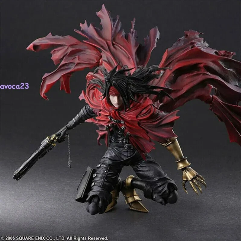 ¡En Estados Unidos! Figura de acción de PVC Play Arts Kai Final Fantasy VII Vincent Valentine nueva Foto 4 de 4