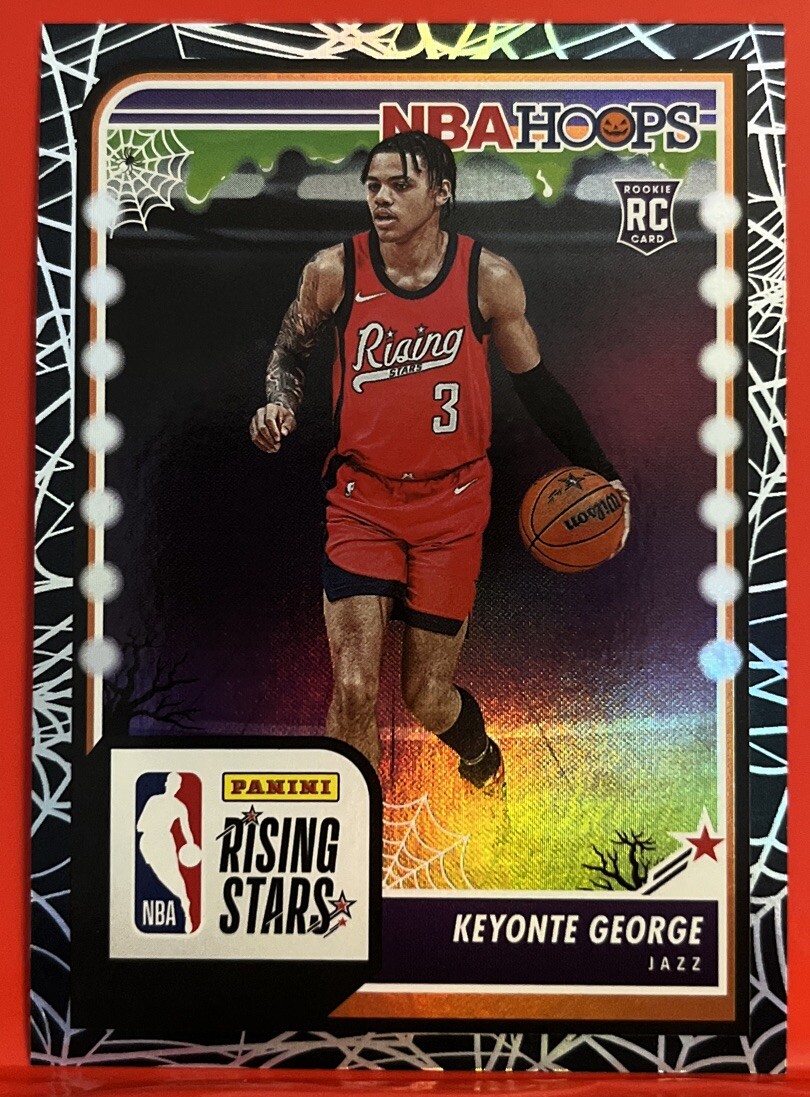 Keyonte George 2023-24 NBA Haunted Hoops Holo Web Card #283 Utah Jazz