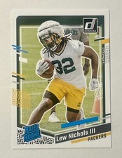 2023 Panini Donruss Lew Nichols III Rated Rookie #335 Green Bay Packers