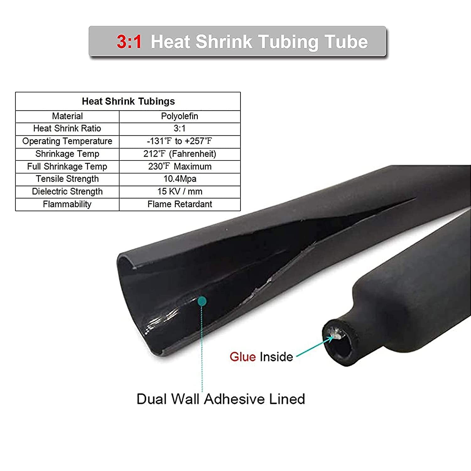 TKDMR 10pcs 4 Awg-1/4" Ring Marine Grade Copper Wire 4 Awg - 1/4" (M6) 