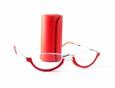Calabria 309 Compact Folding Reading Glasses&Matching Case 64 Color&Power Option