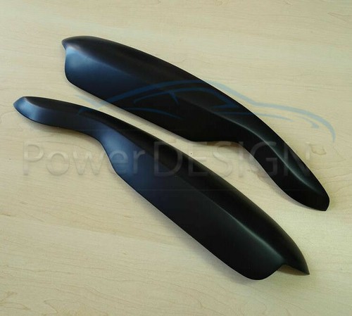 Eyebrows for SMART Fortwo 451 2007-2014 headlight eyelids lids ABS Plastic - Imagen 6 de 8