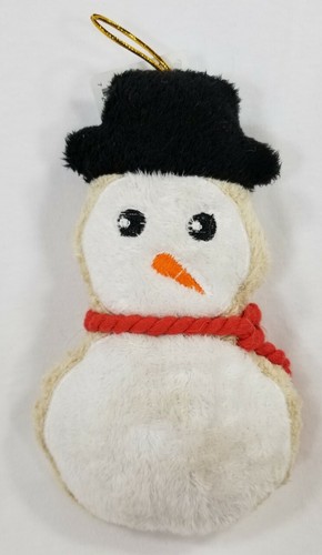 Holiday Crinkle 'Cookie' Plush Squeaker Santa Star Tree Snowman dog toys toy B3 - Picture 3 of 5