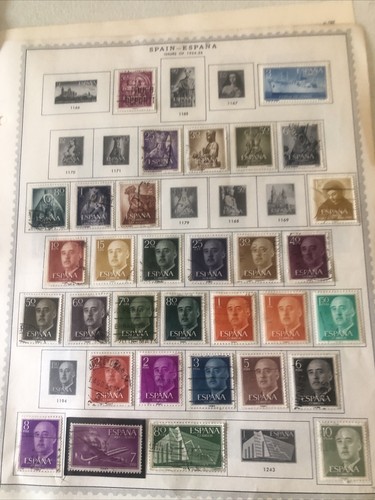 Collection Foreign On Pages Spain Mint Used Some Cols Few Not Spain - Picture 13 of 13