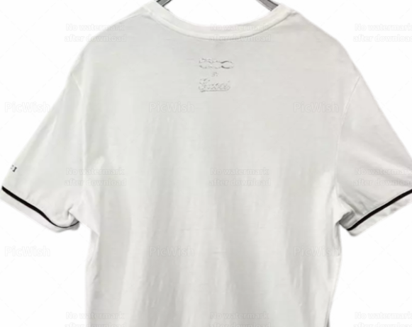 GUCCI x Fiat 500 Men T-shirt White Cotton 100% Size: M Embroidery 