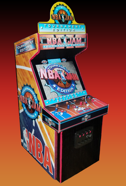 mini nba jam tournament edition arcade cabinet collectible display