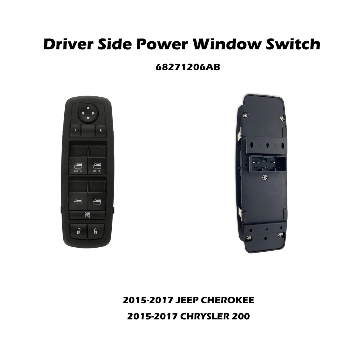 Left Master Power Window Control Switch For 11-17 Dodge Charger Chrysler 200 300 - Foto 5