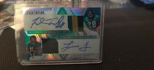 2020 Phoenix Football Fred Taylor Leonard Fournette Dual Patch Auto 2/5 Jags