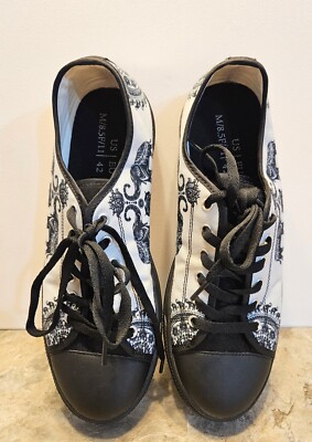 Men s  Or Unisex Elephant MANDALA -LOW TOPS Casual / Dress Shoes, Size 11M/8.5W
