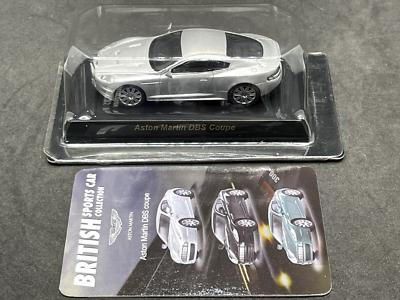 Kyosho 1/64 British sports car Aston Martin DBS Coupe Silver