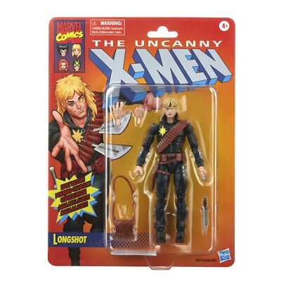 The Uncanny X-Men Longshot Marvel Legends Vintage Actionfigur HASBRO