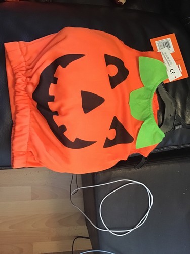 Pumpkin Halloween Costume Baby size 3/6 months . Brand New with tags CE - Picture 1 of 3