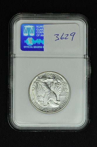 1945 S Walking Liberty Half Dollar - NGC MS64 - Picture 4 of 4