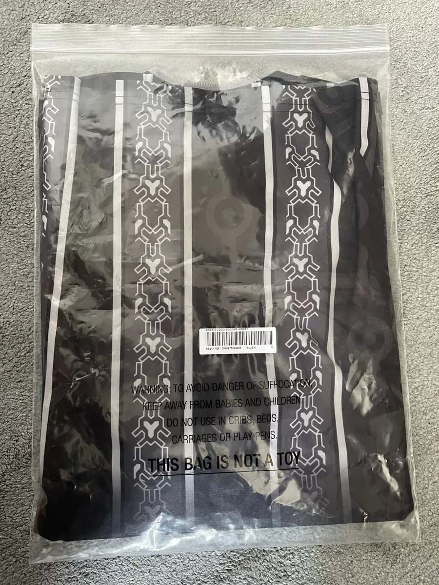 Supreme Tee SS/21 - Arabic Logo Soccer Jersey - Black - Size 'M