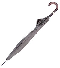 Vintage Antique Bamboo Handle Gold Plated Collar Made In Italy Parasol Umbrella