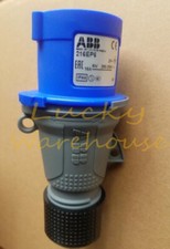 New ABB 3 pole industrial plug 216EP6 16A 200-250V IP44