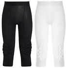 Kids Boys Pants Gym Shorts Football Tights Knee Pads Bottoms Skateboarding