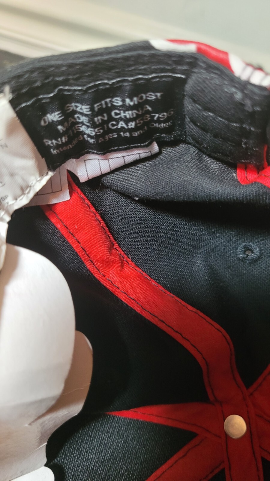 Naruto Red Cloud Snapback Hat Preowned - image 8