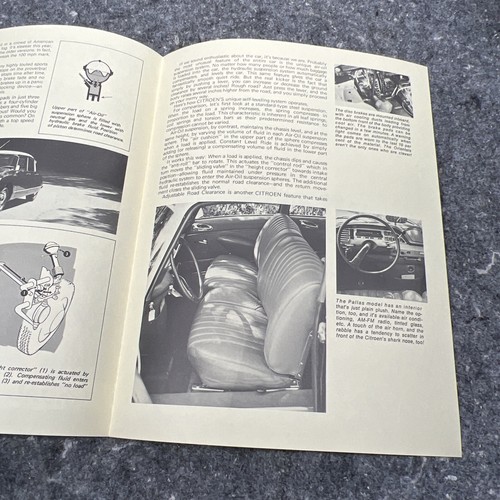 Original 1969 Citroen DS-21 Dealer Sales Brochure Motorcade Road Test Article - Picture 4 of 4