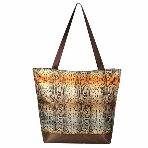 Large Tote Bag Shoulder Handbag Purse Reusable Grocery Shopping Travel Zipper - Picture 18 of 29