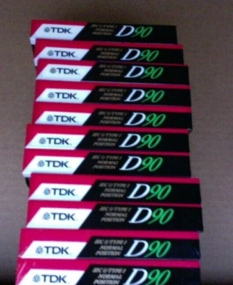 11 MINT SEALED TDK Superior D90 Audio Cassette Tape 90 Minute
