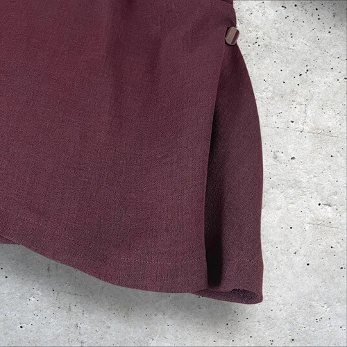 TS Evance Tokyo Blouse Women’s 38 Burgundy Asymmetrical Hem Lagenlook NEW T540 - Picture 3 of 11