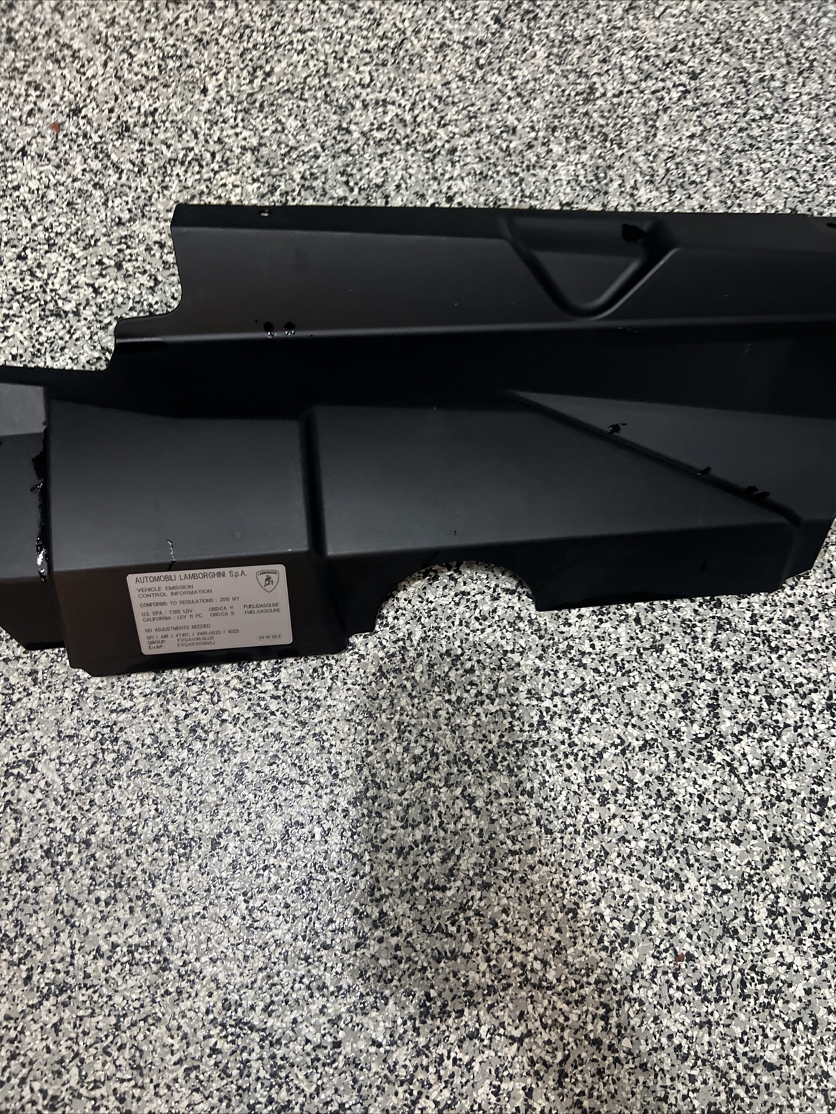 LAMBORGHINI AVENTADOR LP700 RIGHT ENGINE BAY REINFORCEMENT COVER OEM 475103724