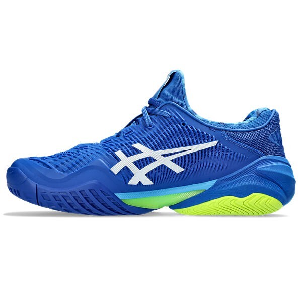 asics|SHOES (COURT FF 3 NOVAK (1041A363-961)) ASICS Court FF 3 Novak Tuna Blue/White Tennis Shoes 1041A363