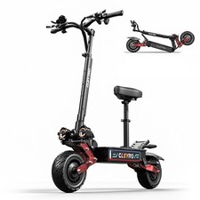 Electric Scooter Adult Folding E-Scooter 3000W Dual Motor 11" Road Tire 60V 33Ah