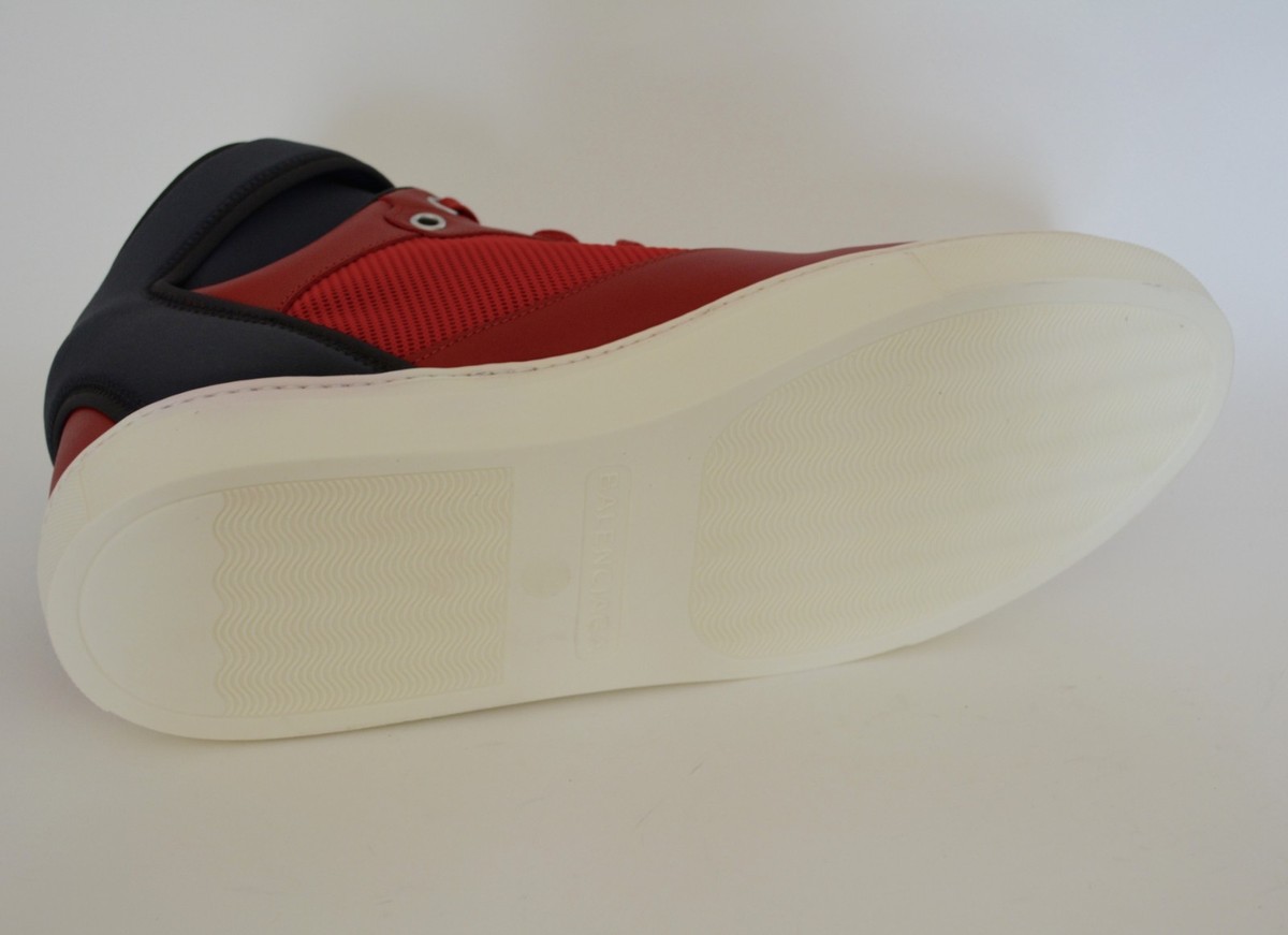 NEW BALENCIAGA HITOP LEATHER SNEAKERS US 6 EU 39 MENS BALENCIAGA HITOP LEATHER SNEAKERS US 6 EU 39 NEW MENS WHITE  main image 2