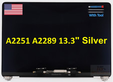 MacBook Pro 13" A2289 A2251 2020 True Tone LCD Screen Display Silver A