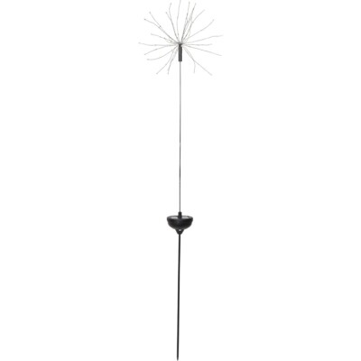 LED Solarstab FIREWORK schwarz 90er warmweiß 100x26cm außen 480-56