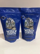 Selina Naturally Light Grey Celtic Sea Salt 1 Pound Resealable Bag 2 Bags