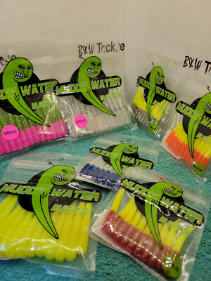 Muddy Waters Crappie Tube Body Pack~Garlic Scent~39 color choices~FREE Ship