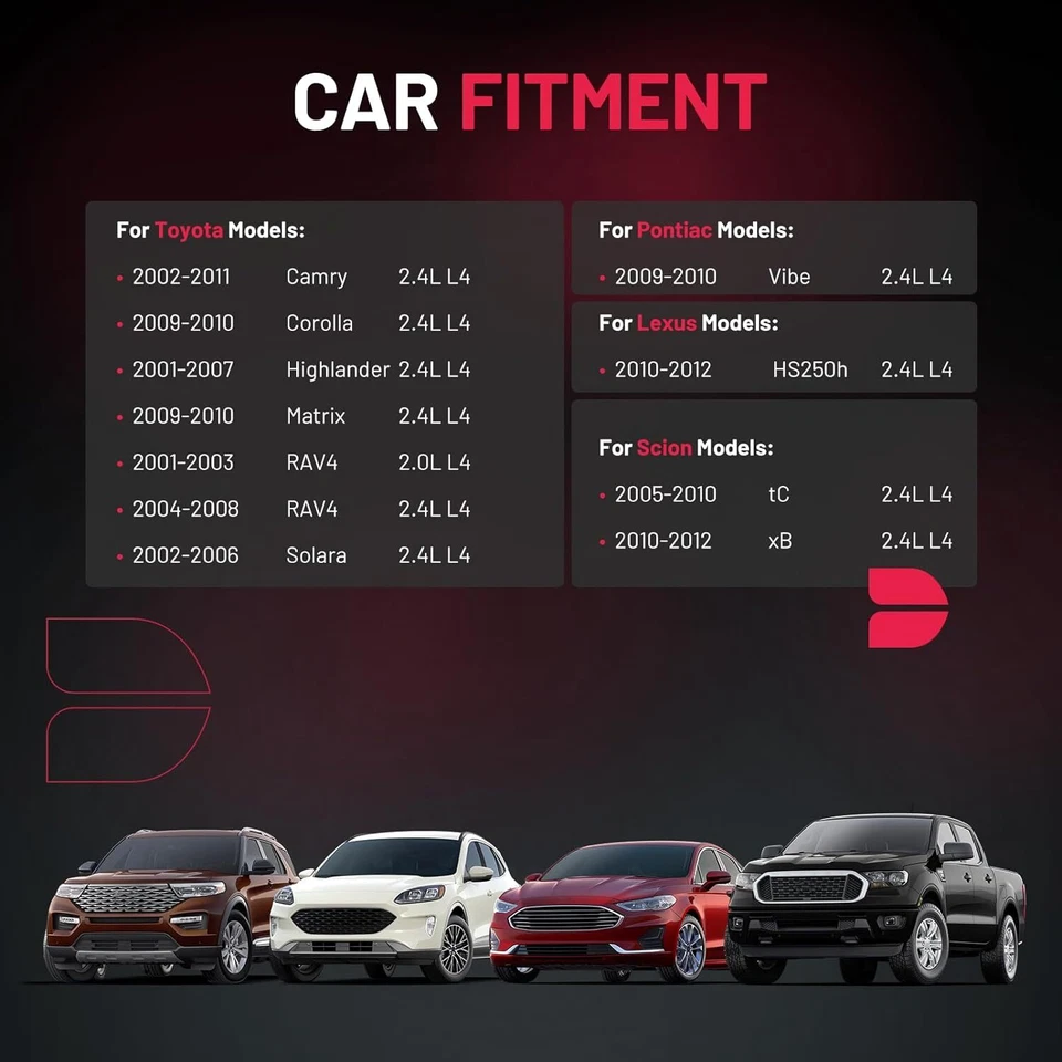 4 Ignition Coil Pack UF333 & Spark Plug For 2001-2003 Toyota RAV4 2.0L l4 Foto 3 de 4